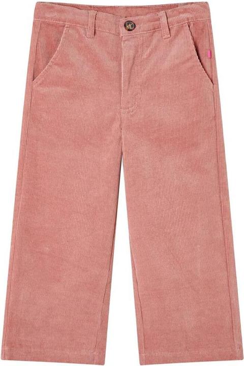 VidaXL Kinderhose Cord Altrosa 128,Material: 90 % Baumwolle. 8 (128)