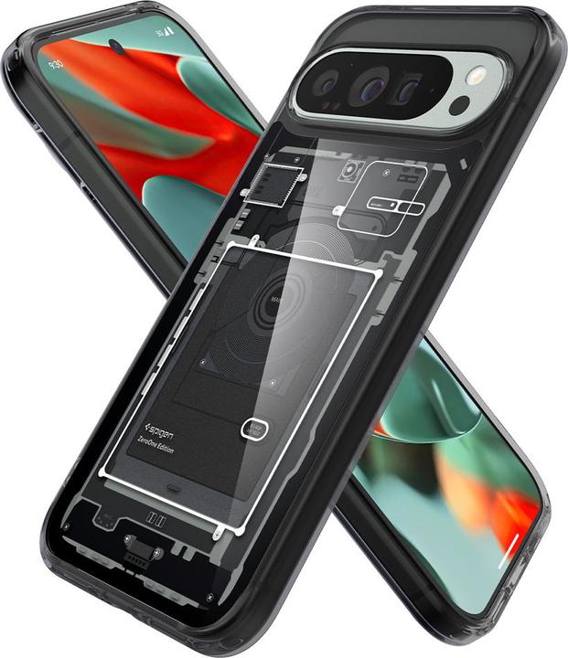 Actual product image Spigen Ultra Hybrid Zero One TPU Back Cover Transparent Google Pixel 9 Pro XL (Google Pixel 9 Pro XL)