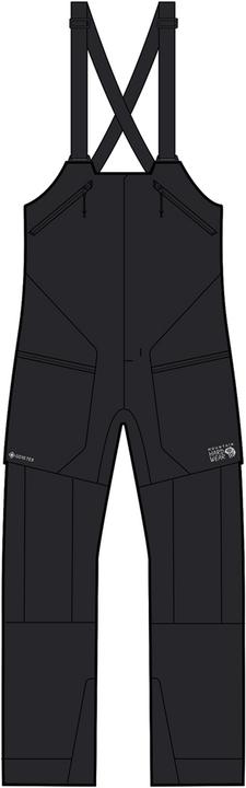 Mountain Hardwear M High Exposure Gore Tex C-Knit Bib (S)
