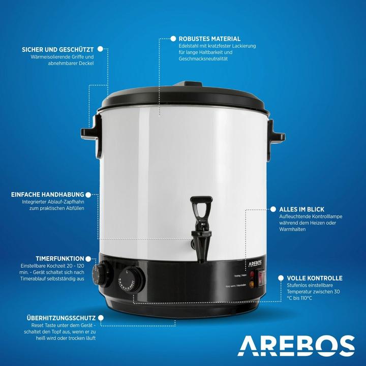 Actual product image Arebos Preserving machine (28 l)