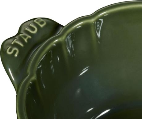 Actual product image Staub Pot ceramic artichoke, dark green, 0.47L