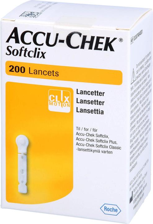 Actual product image Roche ACCU-CHEK Softclix Lancets, 200 pcs LAN (Lancets)