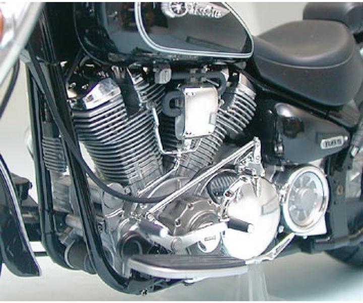 Actual product image Tamiya 1:12 Yamaha XV1600 Road Star 1999