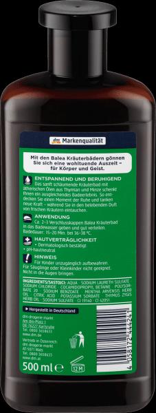 Produktbild dm Balea Kräuterbad Thymian & Minze (500 ml)