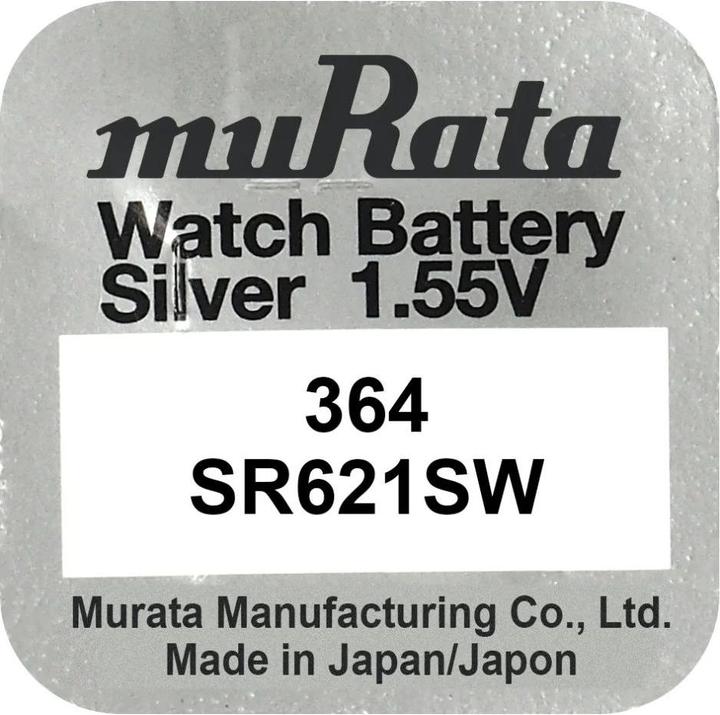 Produktbild Murata Knopfzellen 364 (10 Stk., SR60, 18 mAh)