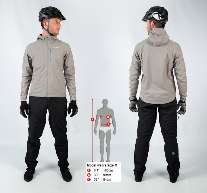 Actual product image Endura Hummvee Waterproof Hooded Jacket (4XL)