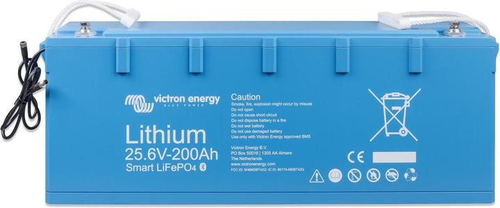 Produktbild Victron Energy LiFePO4 Battery 25,6V/200Ah - Smart-a (25.60 V, 200 Ah)