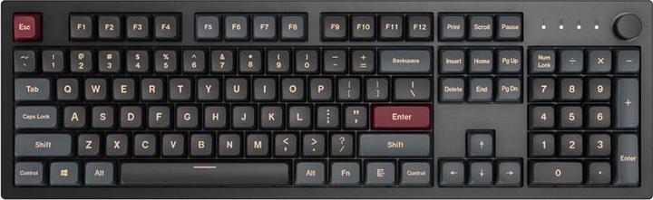 Produktbild Montech MKey Darkness Gaming Tastatur - Gateron Yellow (US) (US, Kabelgebunden)