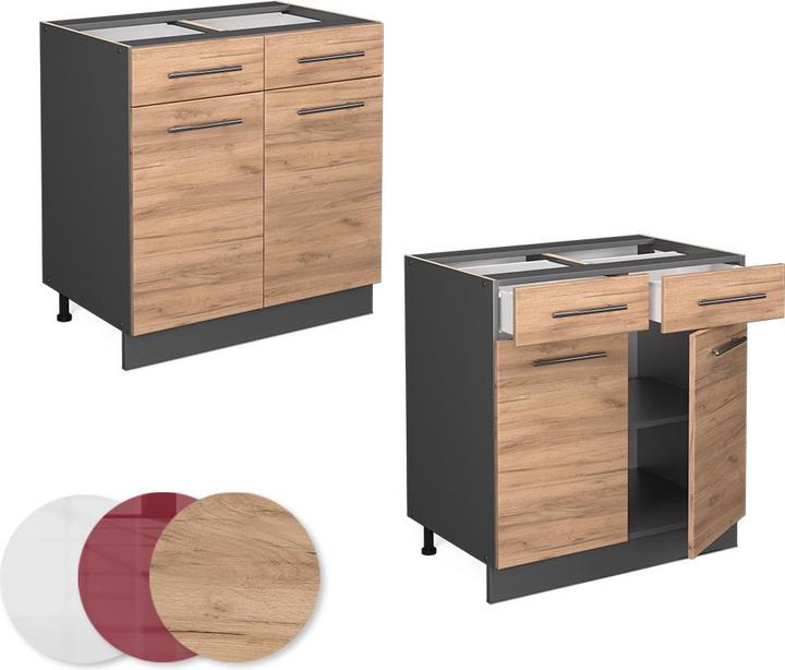 Produktbild Vicco Küchenunterschrank Fame-Line (80 x 82 x 52 cm)