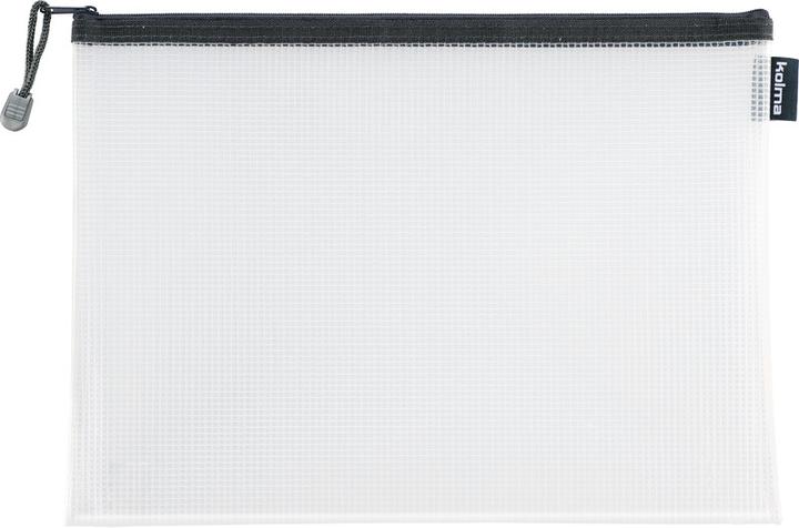 Actual product image Kolma Mesh bag A4 anthracite with zip fastener