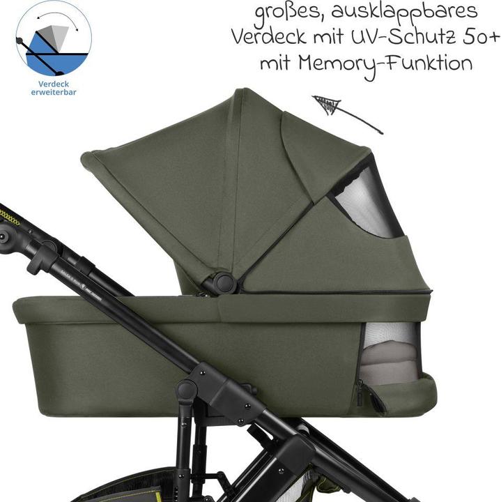 Produktbild ABC Design Kombi-Kinderwagen Salsa 5 Run - inkl. Babywanne
