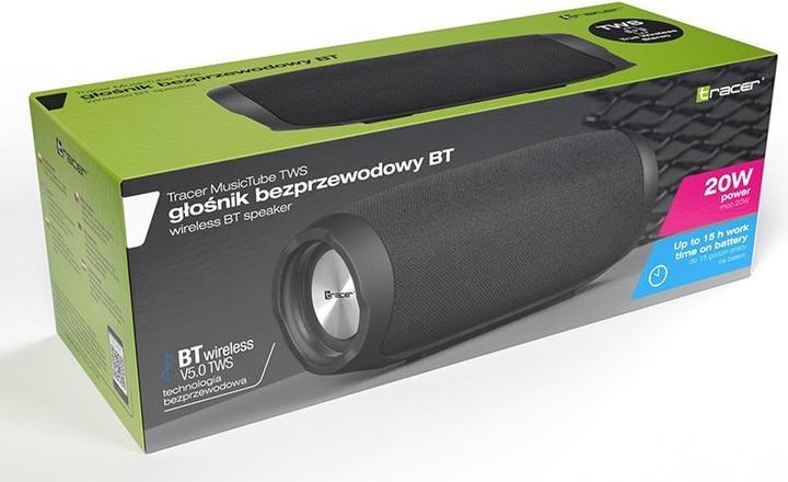 Produktbild Tracer MusicTube black speaker (15 h, Akkubetrieb)