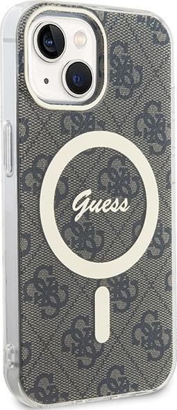 Actual product image Guess GUHMP15MH4STW iPhone 15 Plus 6.7" brązowy/brown hardcase IML 4G MagSafe (Apple iPhone 15 Plus)