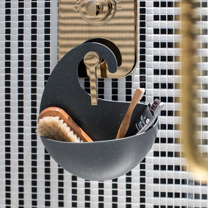 Actual product image Koziol Shower Utensil Holder Surf M, Beige (6.5 x 21.5 x 25 cm)