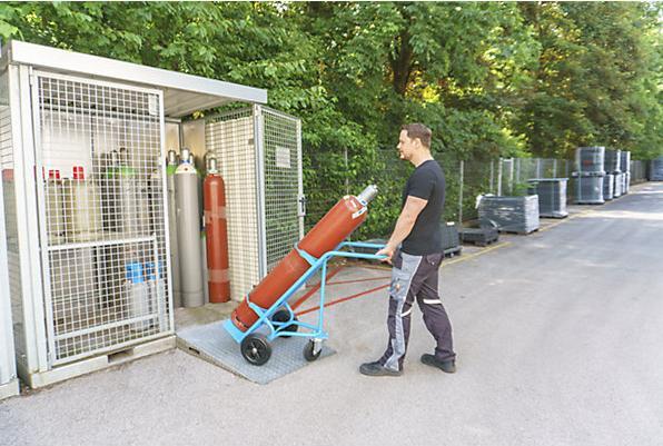 Produktbild eurokraft pro Stahl- / Gasflaschenkarre (150 kg)