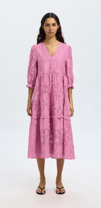 Image du produit Selected Femme Robe midi à cordon coulissant (38)