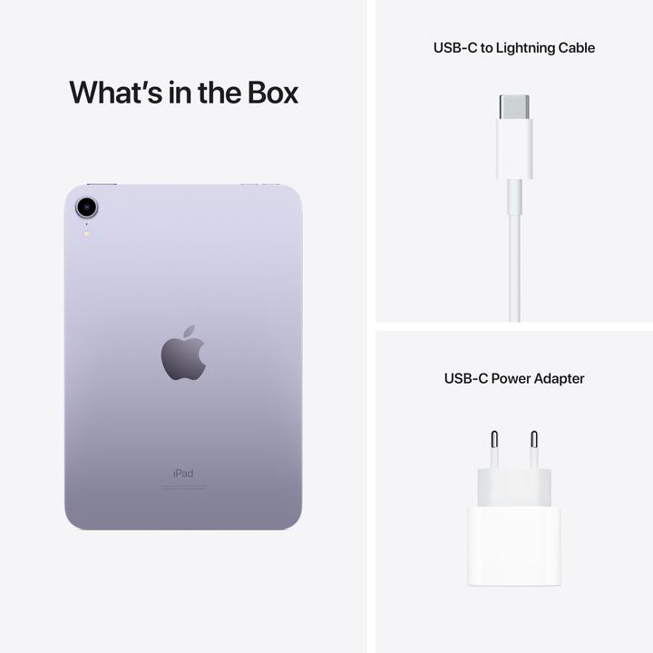 Actual product image Apple iPad mini 2021 (6.Gen) (8.30", 64 GB, Purple)