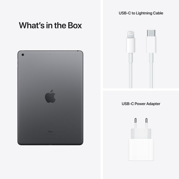 Productafbeelding Apple iPad 2021 (9e generatie) (Alleen WLAN, 10.20", 64 GB, Ruimte grijs)