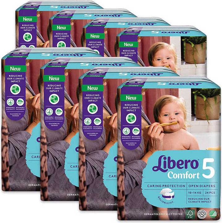 Actual product image Libero Comfort (Size 5, Monthly box, 192 Piece)