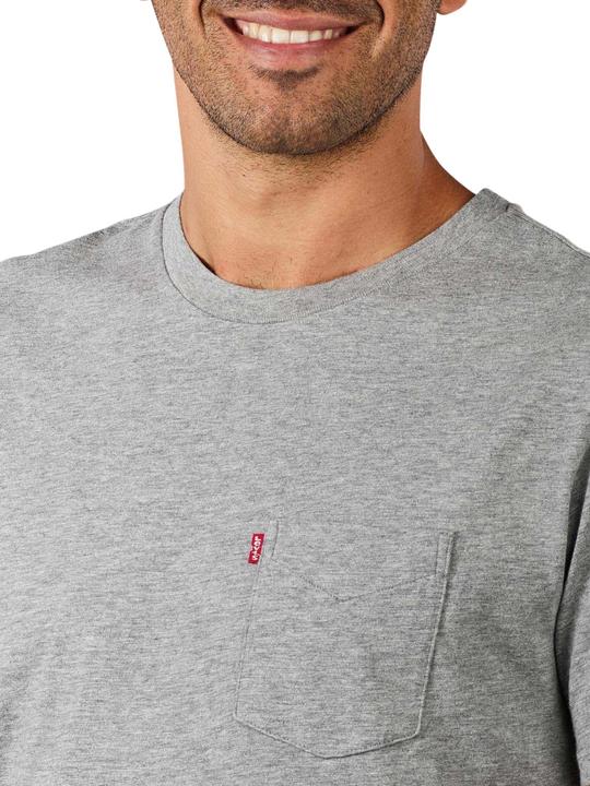 Actual product image Levis Classic Pocket T-Shirt chisel grey heather (M)