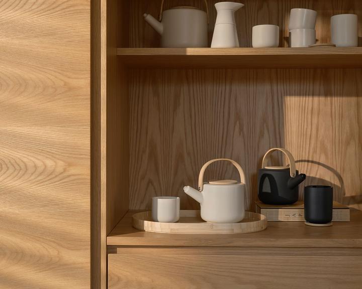Productafbeelding Stelton Theo thermo mok met onderzetter L (0.25 l)
