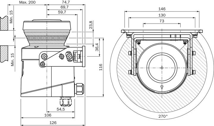 Actual product image Sick S30B-2011BA (1D barcodes)