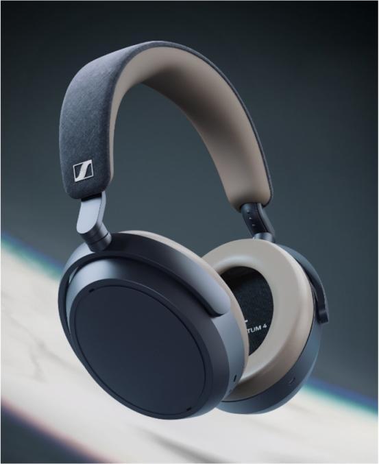 Image du produit Sennheiser Momentum 4 Wireless (ANC, 60 h, Sans fil, Filaire)