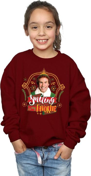 Immagine prodotto Elf Buddy Smiling Felpa Ragazze (140, 146)