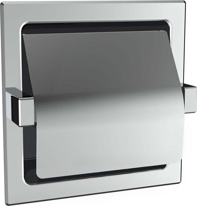 Image du produit Emco Support papier encastrable SYSTEM 2 avec couvercle chromé