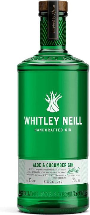 Actual product image Whitley Neill Aloe & Cucumber Dry Gin (1 x 70 cl)