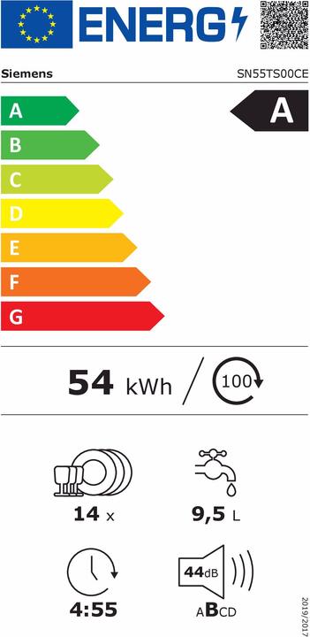 Energie-Label Siemens SN55TS00CE
