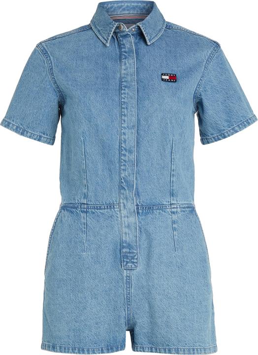 Tommy Hilfiger Tjw Badge Denim-Playsuit für Damen (M)