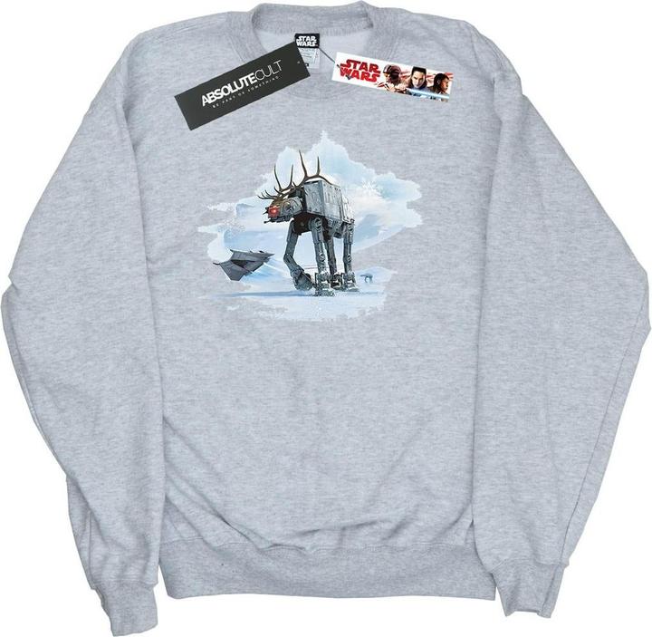 Star Wars Christmas ATAT Reindeer Sweatshirt (XXL)
