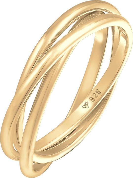 Produktbild Elli Ring Wickelring Trio Trini Basic 925 Silber (58, 925 Silber)