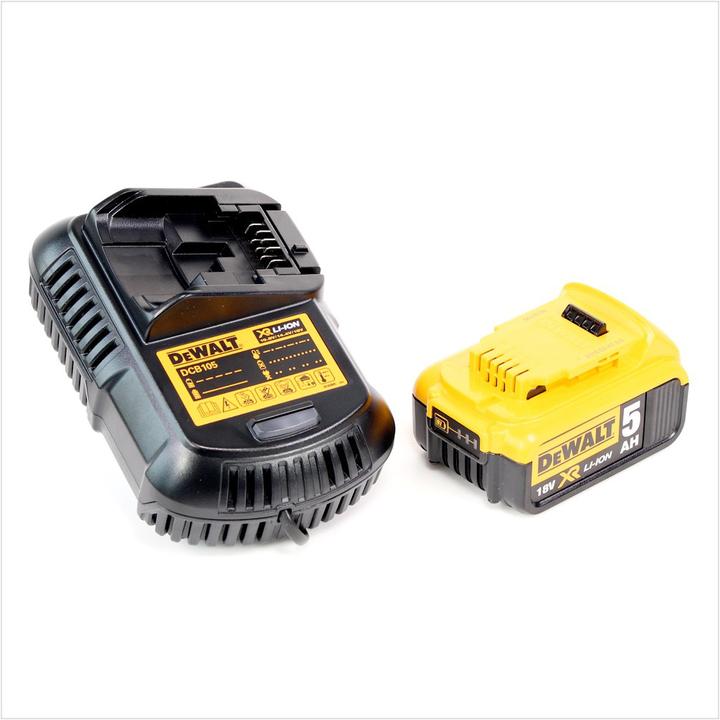 Produktbild DeWalt DCD 791 P1 Akku Bohrschrauber 18V 70Nm Brushless + 1x Akku 5,0Ah + Ladegerät + TSTAK (Akkubetrieb)