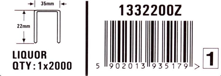 Image du produit Bostitch Lot de 2000 Agrafes Carton 22 mm pour agrafeuses DSA-3522-E / DS-3522-E / MS-3522-E / T5414 (1 x)