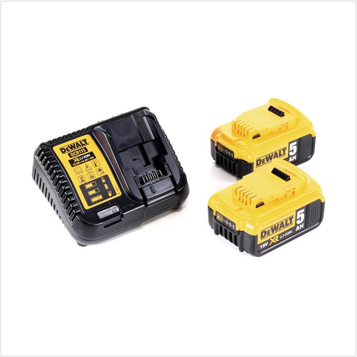 Productafbeelding DeWalt DCF 887 P2 Accu Slagmoersleutel 18V 205Nm Borstelloos + 2x Accu 5,0Ah + Lader + TSTAK (Oplaadbare batterij)