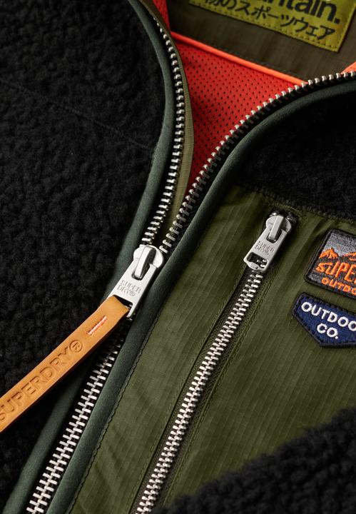 Immagine prodotto Superdry Vintage Retro Fleecejacke mit durchgehendem Reissverschluss (L)