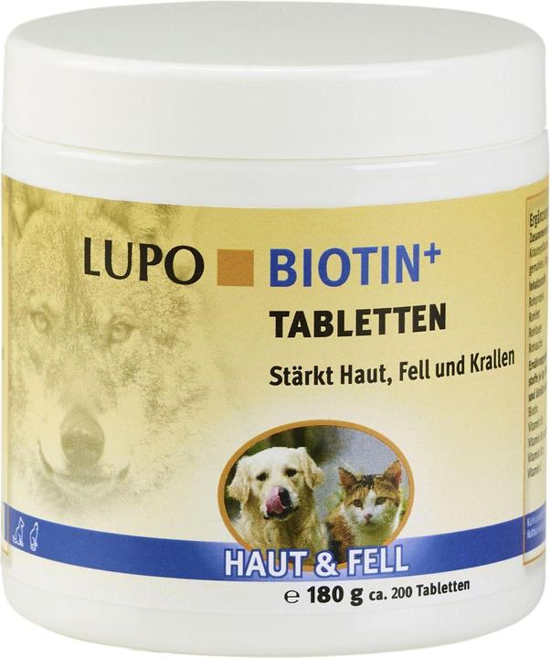 Actual product image Luposan Dog Food Supplement Biotin Tablets, 180 g (1 pcs., 210 g)