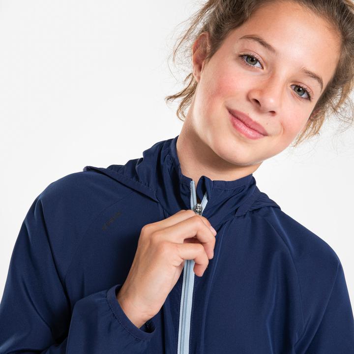 Image du produit Kiprun Veste Running coupe vent Enfant - Wind Jacket JR Marine grise (128)