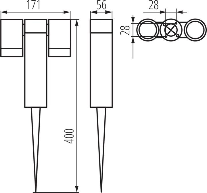 Actual product image Kanlux Usti (GU10, IP54)