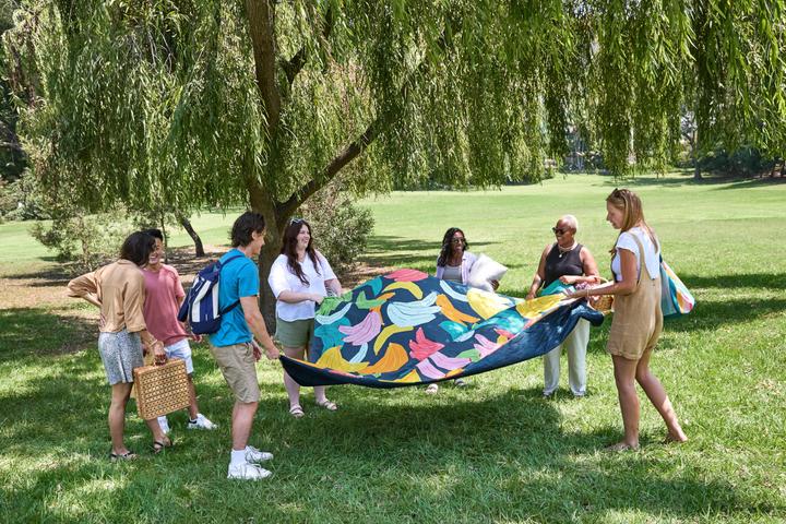 Actual product image Dock & Bay Picnic Blanket L Bananarama 170x170cm