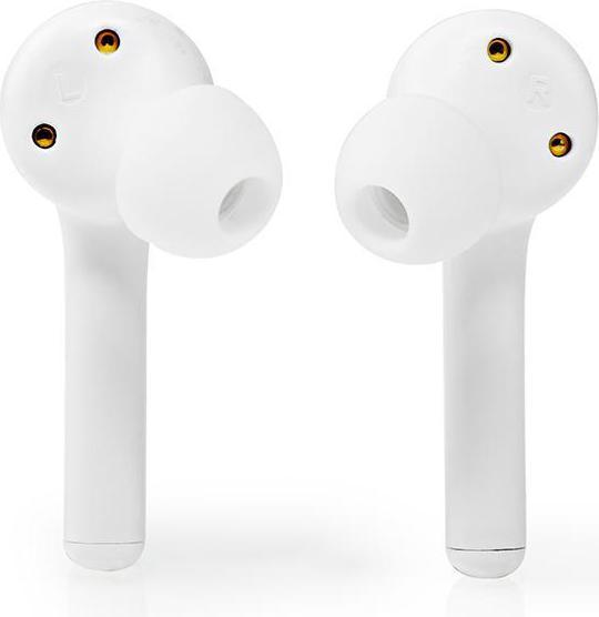 Produktbild Nedis Talk/Music 6h, 18h mit Ladeschale HPBT5055BK, white (6 h, Kabellos)