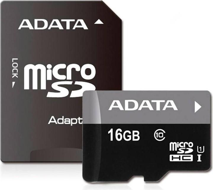 Produktbild Adata microSDHC Card 16GB,, Premier, UHS-I (16 GB, microSDHC, U3, UHS-I)