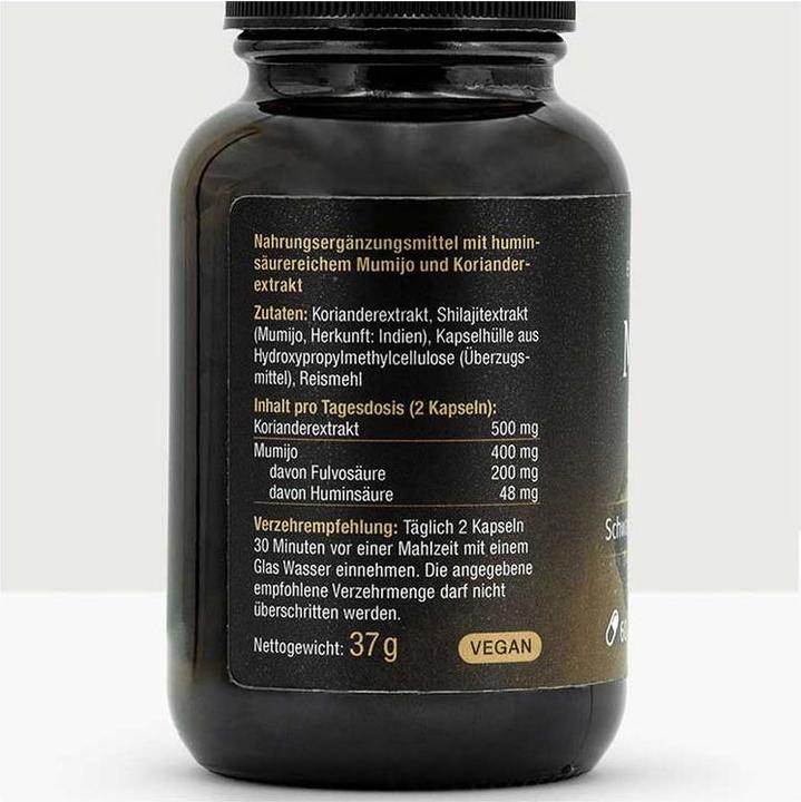 Actual product image Effective Nature Mumijo Shilajit (60 Piece, Capsules, 37 g)