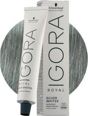 Actual product image Schwarzkopf Igora Royal IR Dove Grey Permanent Hair Colour 60ml (Dove grey)