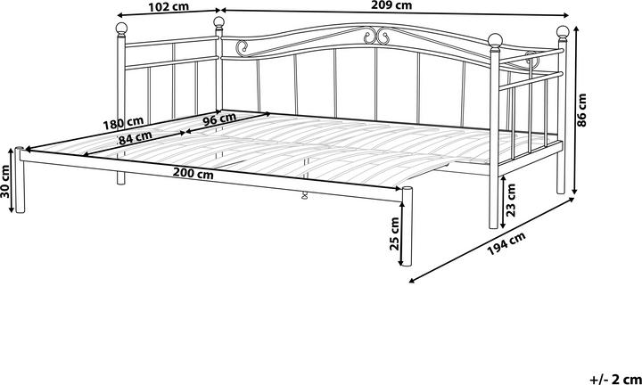 Actual product image Beliani Tulle (90 x 200 cm)