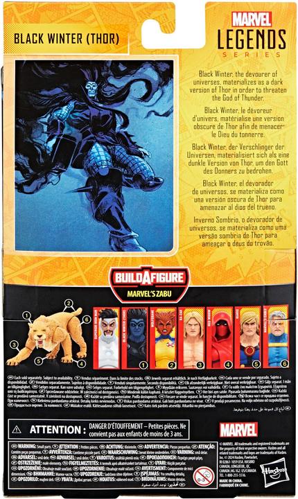 Image du produit Hasbro Figurine Marvel Legends Black Winter (Thor) (BAF : Marvel's Zabu) 15 cm