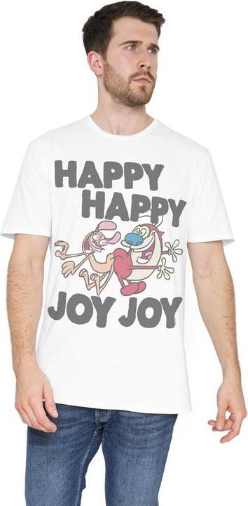 Immagine prodotto Ren & Stimpy Happy Happy Joy Joy Maglietta Uomo (4XL)