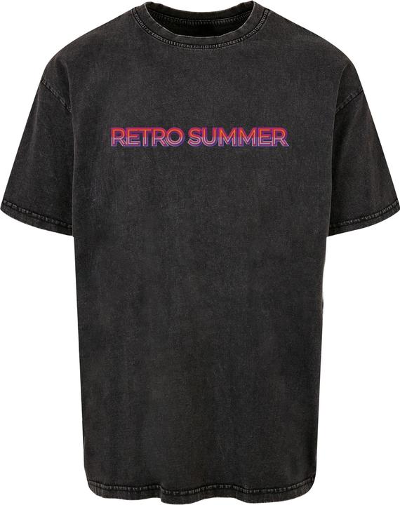Actual product image Merchcode Summer - Retro Acid Washed Oversize Tee - 116339 (XS)